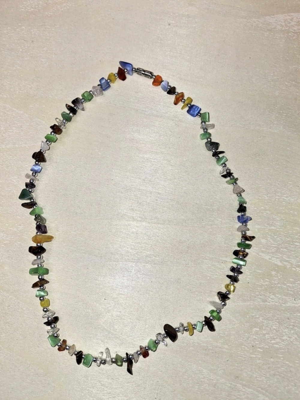 Multicolor Stone Beaded Statement Necklace